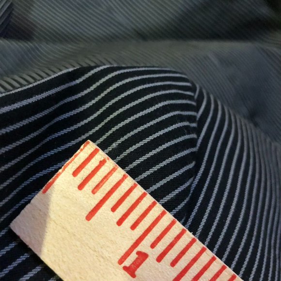 Anne Klein Blazer Womens 10 Used Pinstripe - Picture 15 of 16